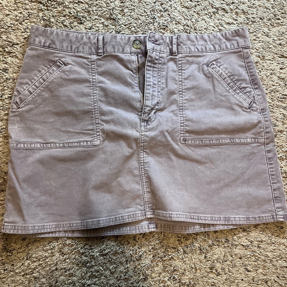 Light purple (lilac) mini skirt